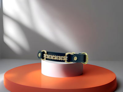 MAXIMA Handmade Leather Dog Collar