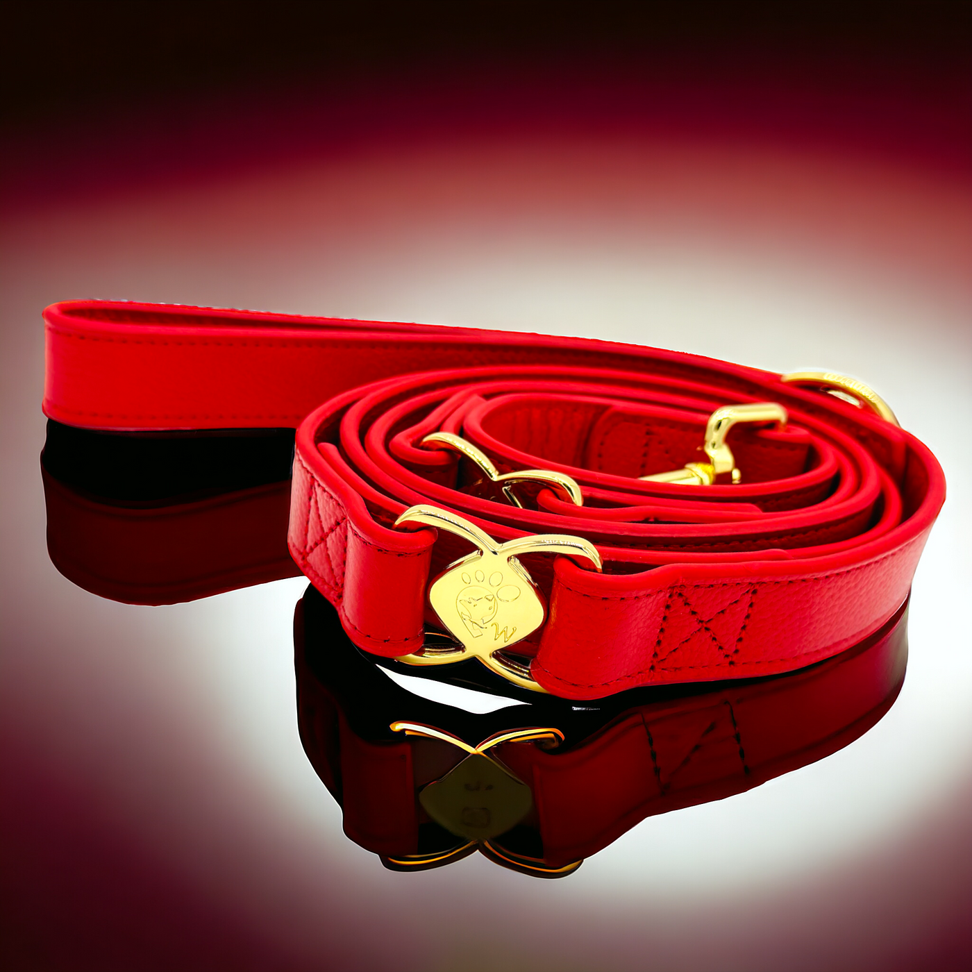 PupWiser Handmade Leather Dog Leash V2