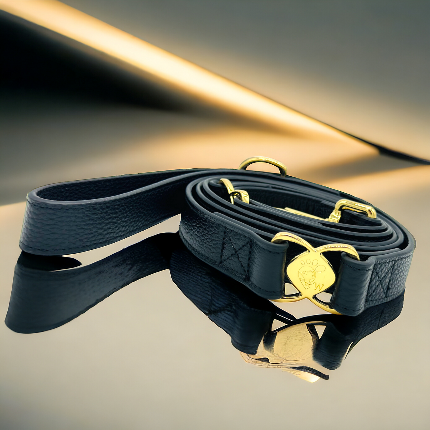 PupWiser Handmade Leather Dog Leash V2