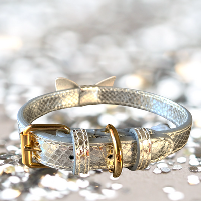 GIN Handmade Leather Dog Collar